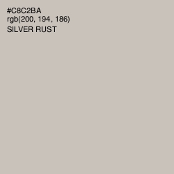 #C8C2BA - Silver Rust Color Image